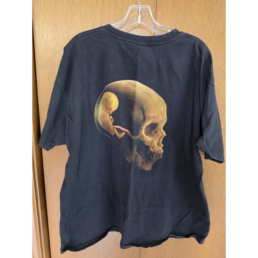 Vintage TOOL 2006 Tour Fetus in Skull Band Tee Double Sided Anvil 2XL Black - Picture 4 of 5